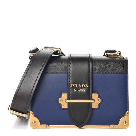 prada city calf cahier bag|PRADA City Calf Saffiano Cahier Bag Black .